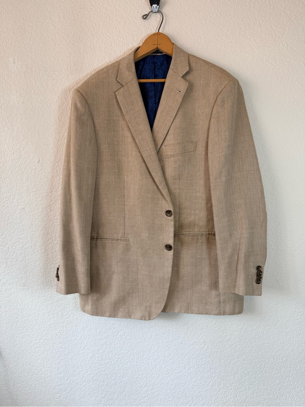 Indochino Newbury 58 Blazer NWT Wool‎ Linen Blend ~46R